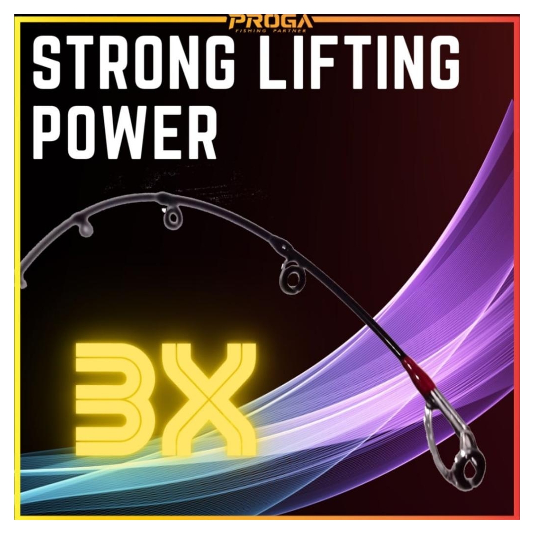 NINJ SOLID MONSTER ROD Solid & New X Concept Solid Carbon Jigging Fishing Rod