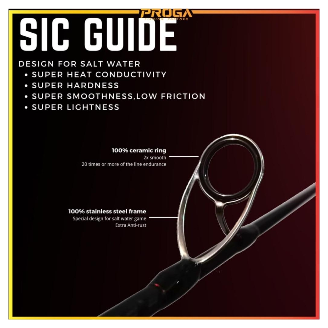 NINJ SOLID MONSTER ROD Solid & New X Concept Solid Carbon Jigging Fishing Rod