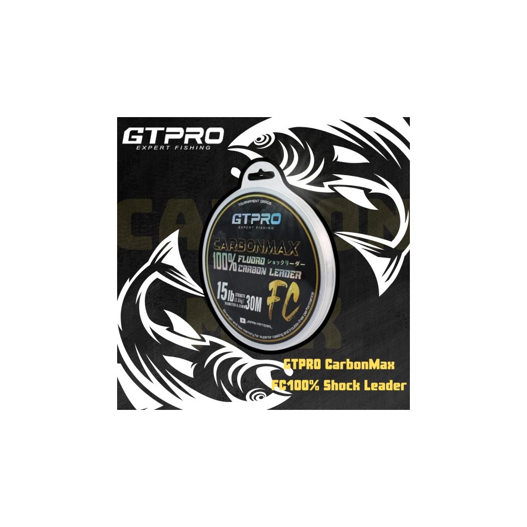 GTPRO CARBONMAX Fluorocarbon FC 100% 30M Fishing Shock Leader